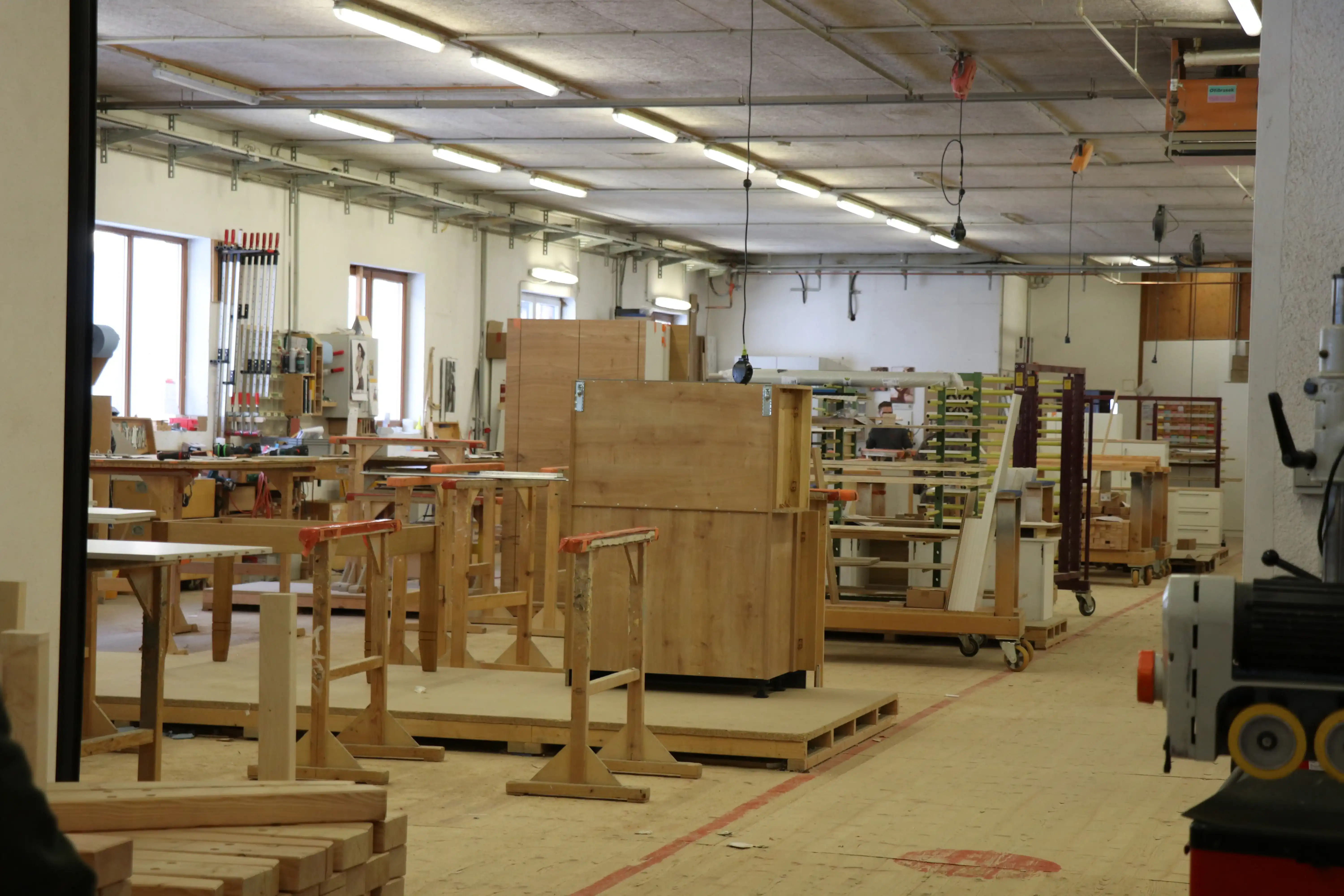 Werkstatt der Tischlerei Haselmaier